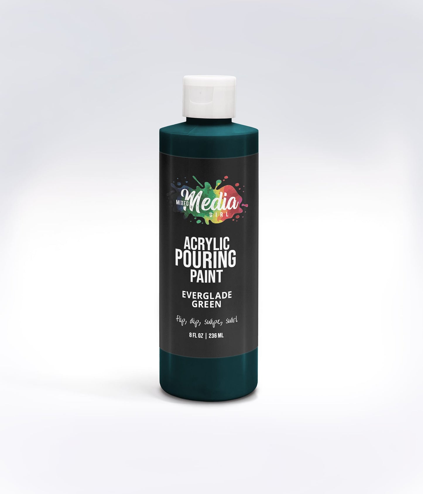 8oz Mixed Media Girl Pouring Paint Bottles PRE-ORDER