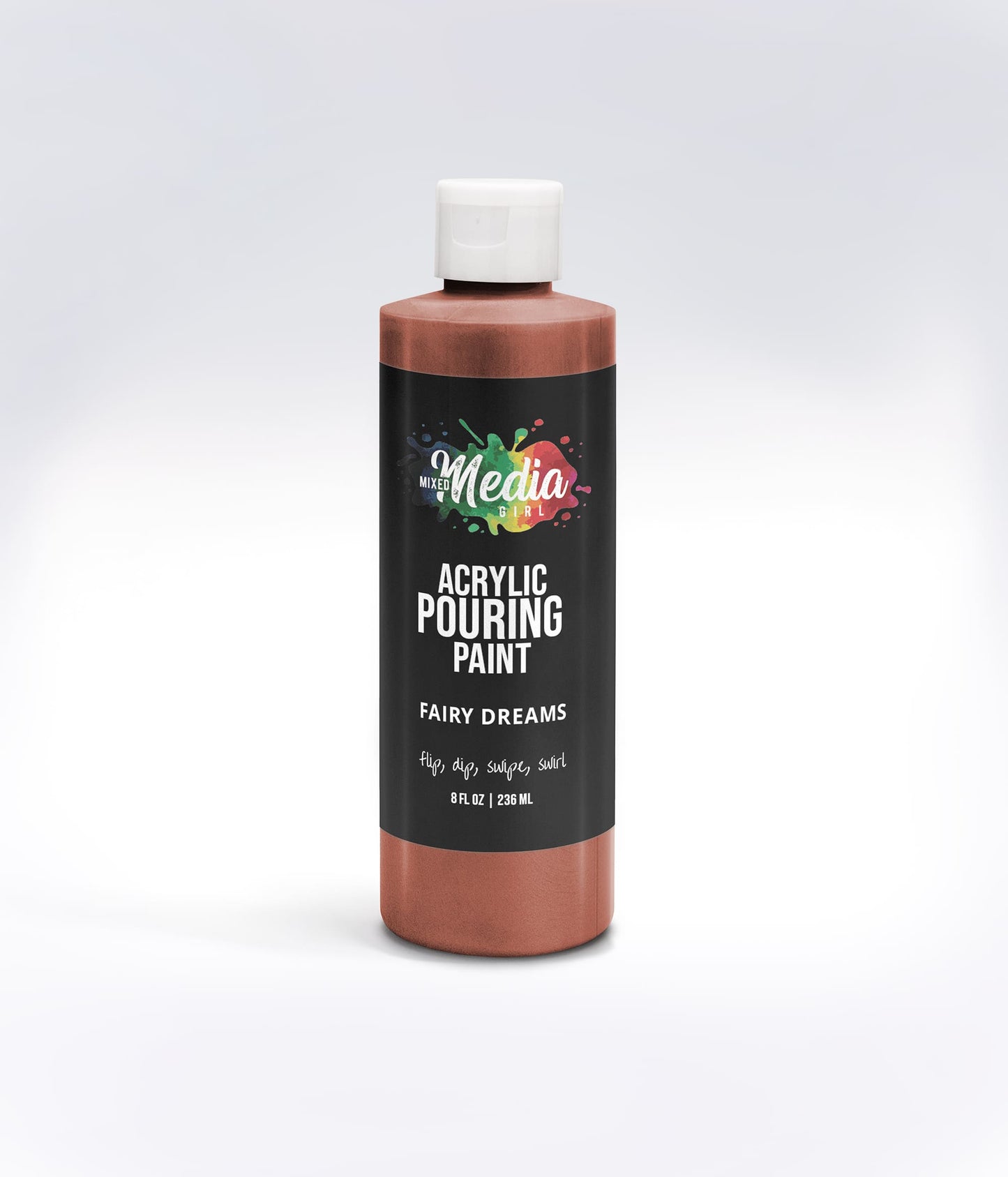 8oz Mixed Media Girl Pouring Paint Bottles PRE-ORDER