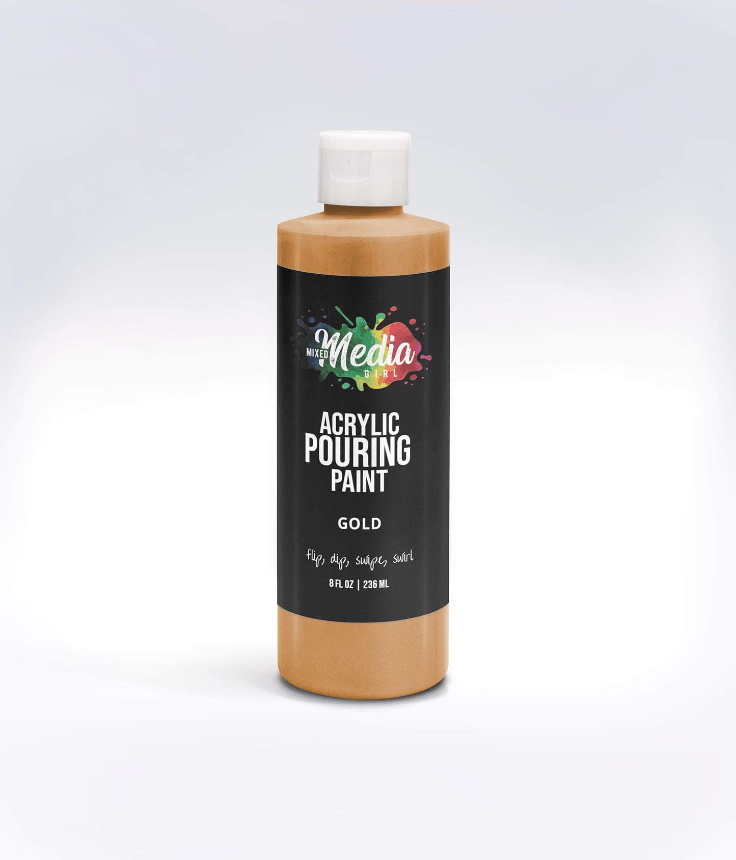 8oz Mixed Media Girl Pouring Paint Bottles PRE-ORDER