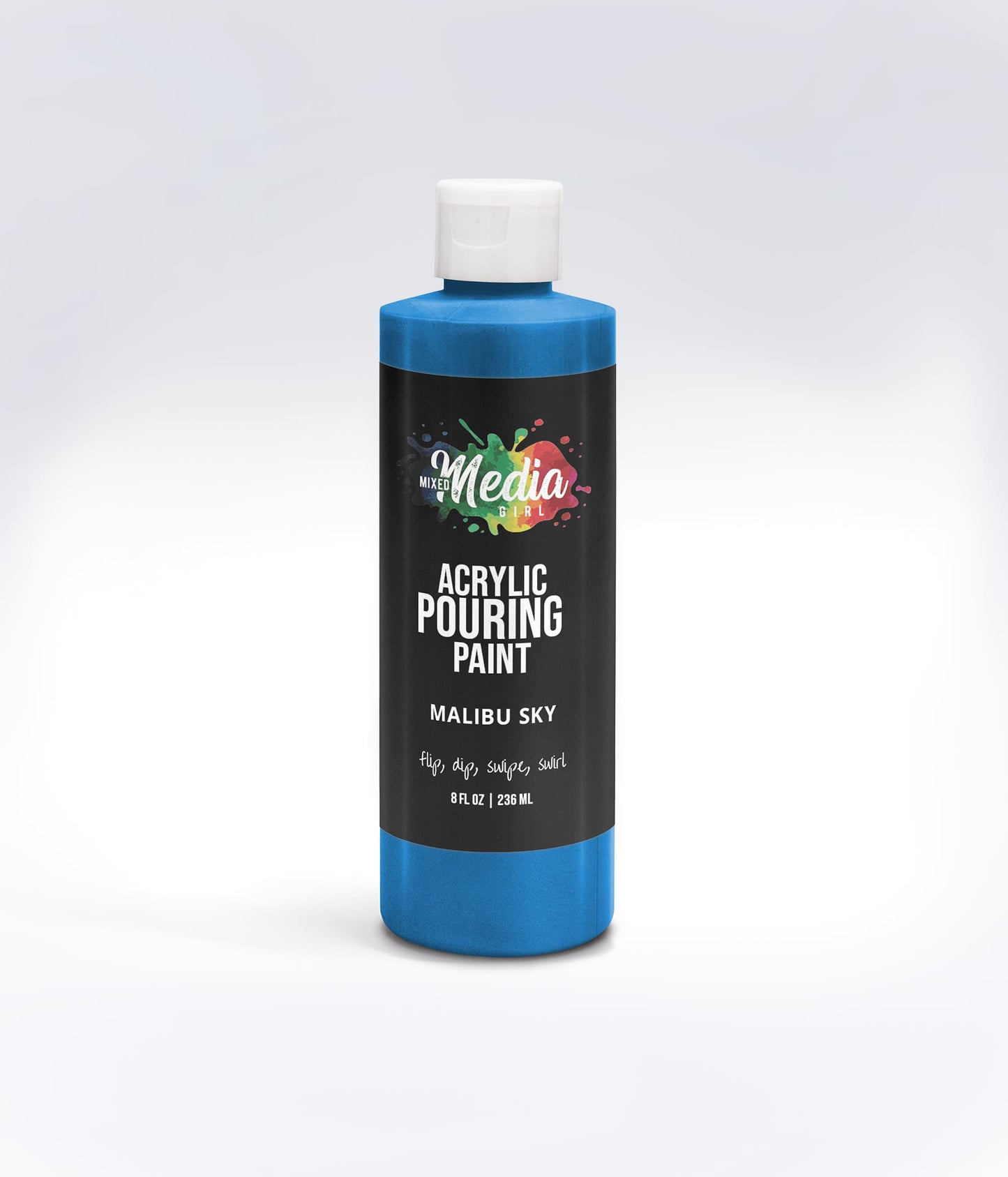 8oz Mixed Media Girl Pouring Paint Bottles PRE-ORDER