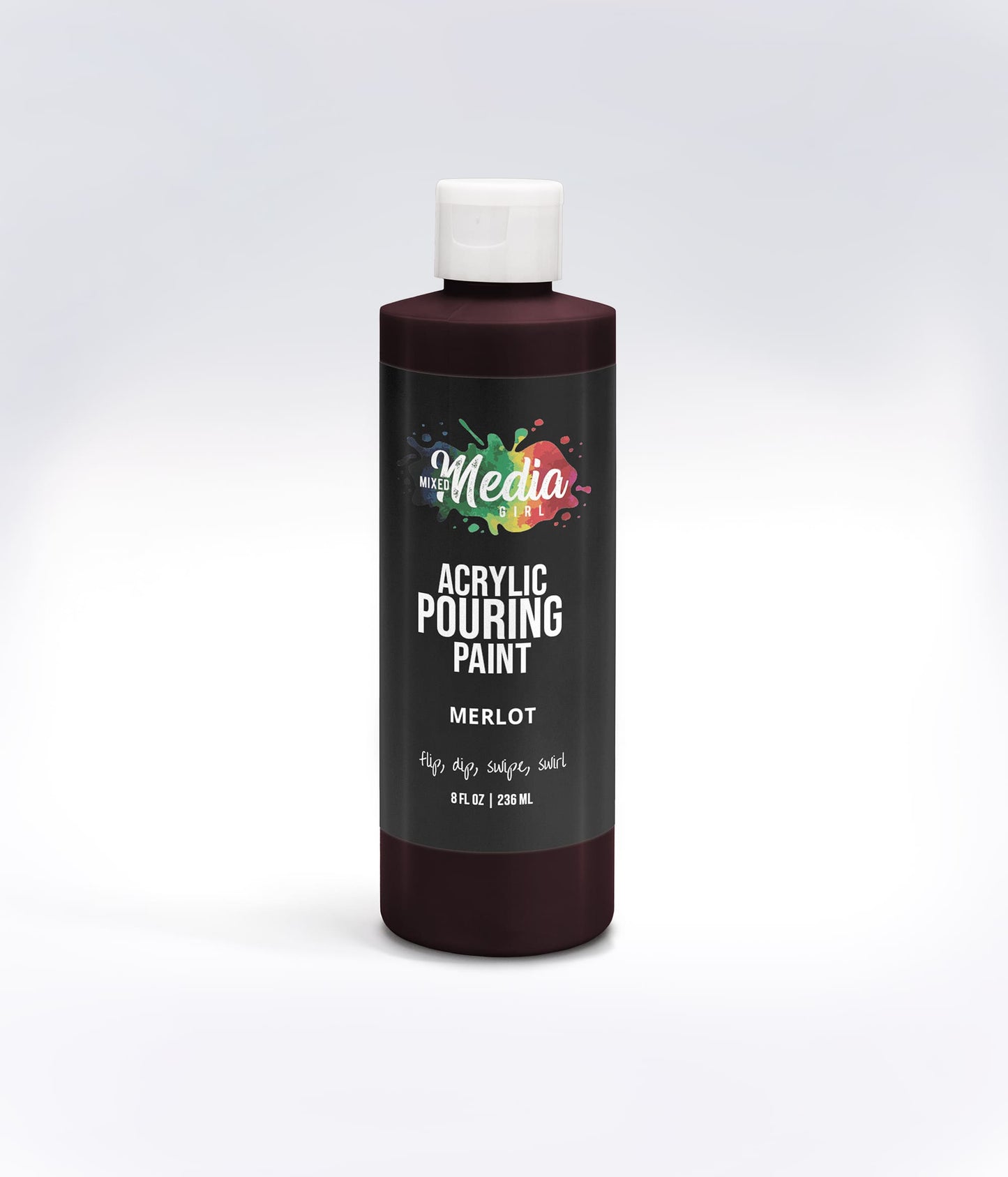 8oz Mixed Media Girl Pouring Paint Bottles PRE-ORDER