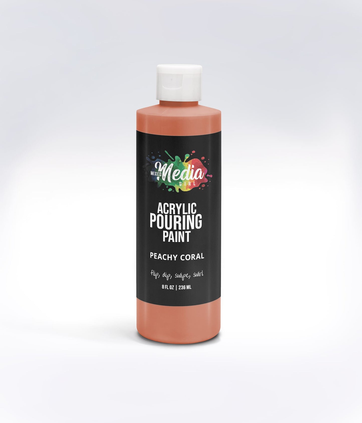 8oz Mixed Media Girl Pouring Paint Bottles PRE-ORDER