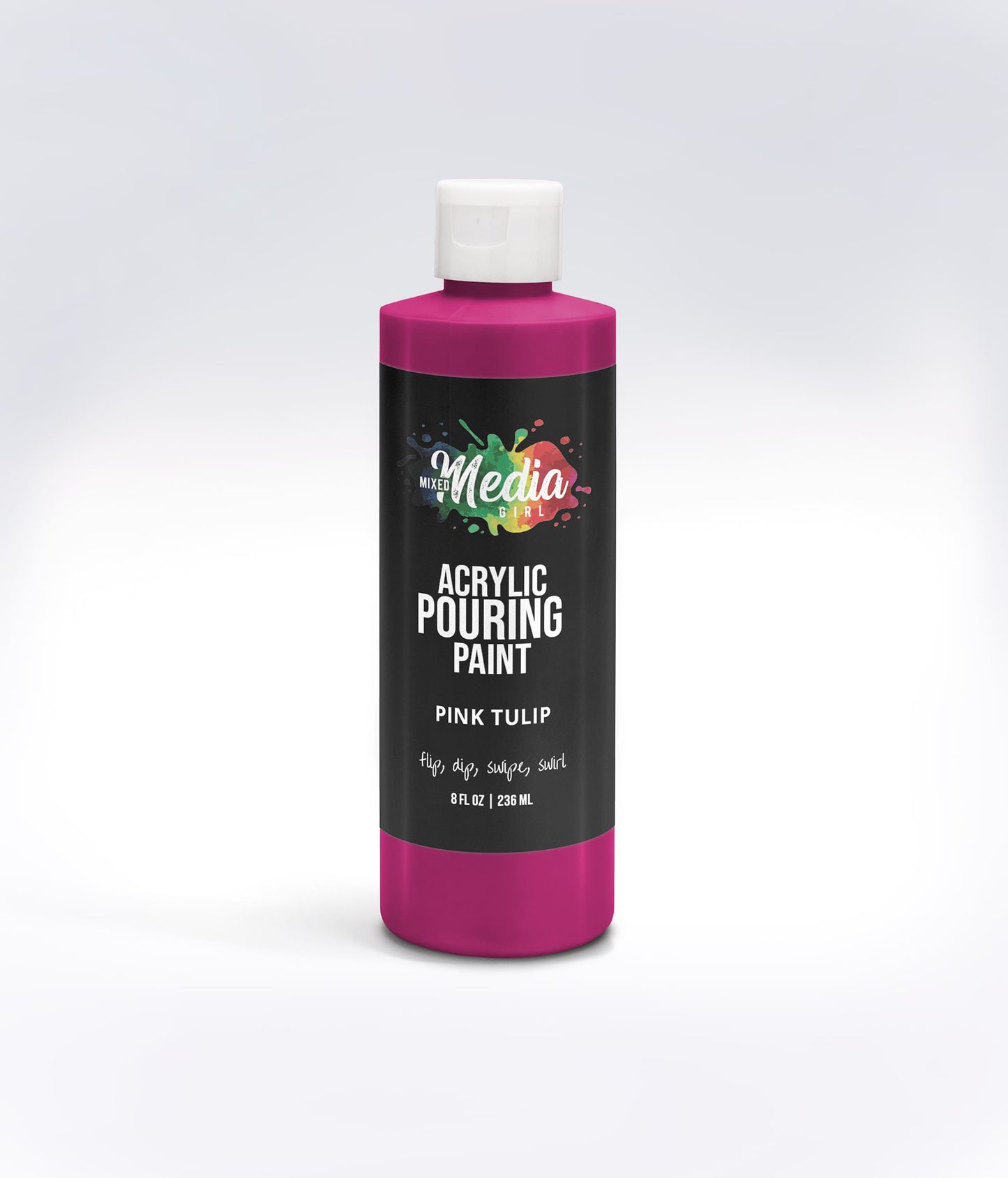 8oz Mixed Media Girl Pouring Paint Bottles PRE-ORDER