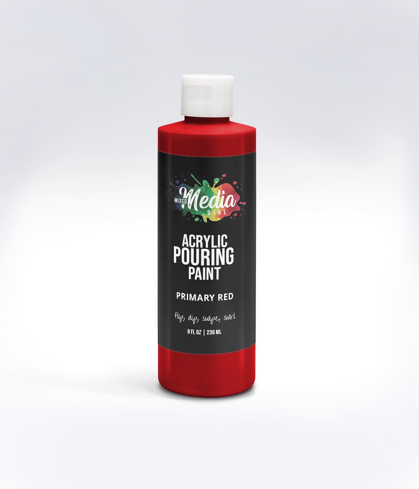 8oz Mixed Media Girl Pouring Paint Bottles PRE-ORDER