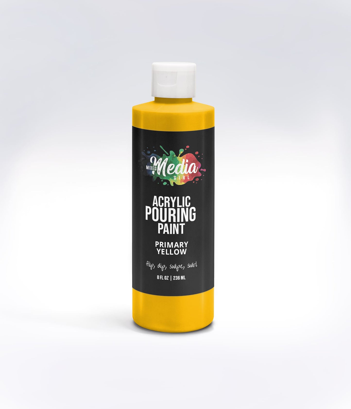 8oz Mixed Media Girl Pouring Paint Bottles PRE-ORDER