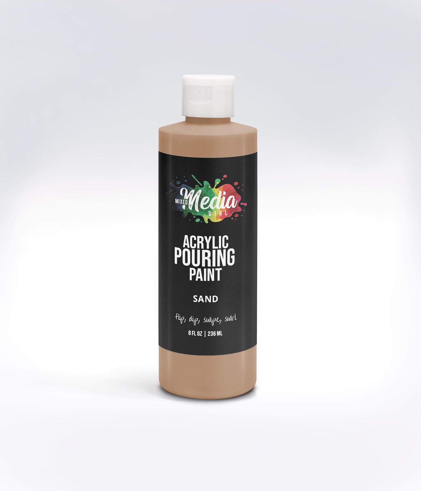 8oz Mixed Media Girl Pouring Paint Bottles PRE-ORDER
