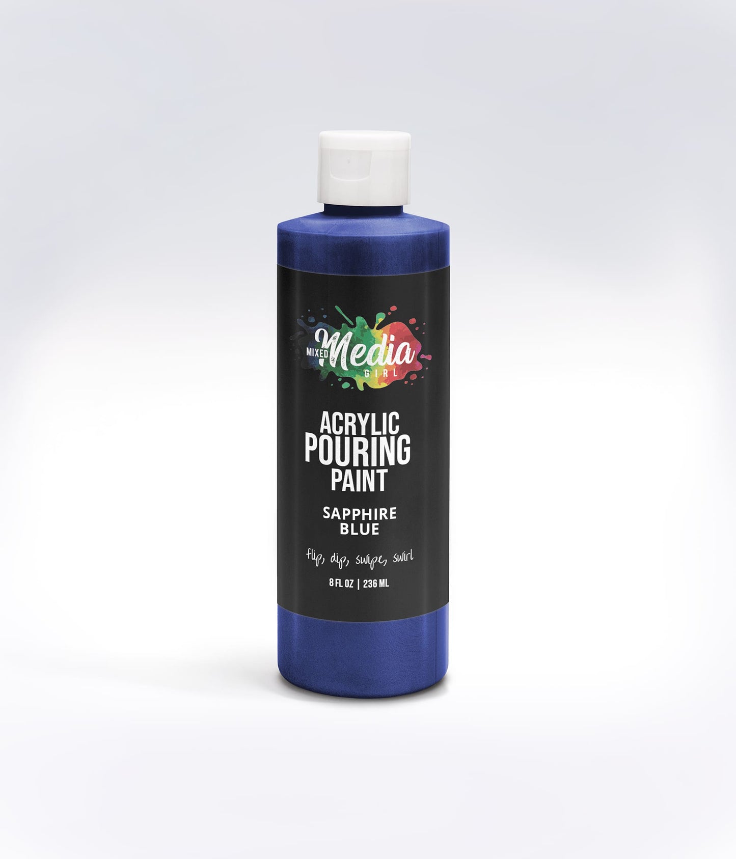 8oz Mixed Media Girl Pouring Paint Bottles PRE-ORDER