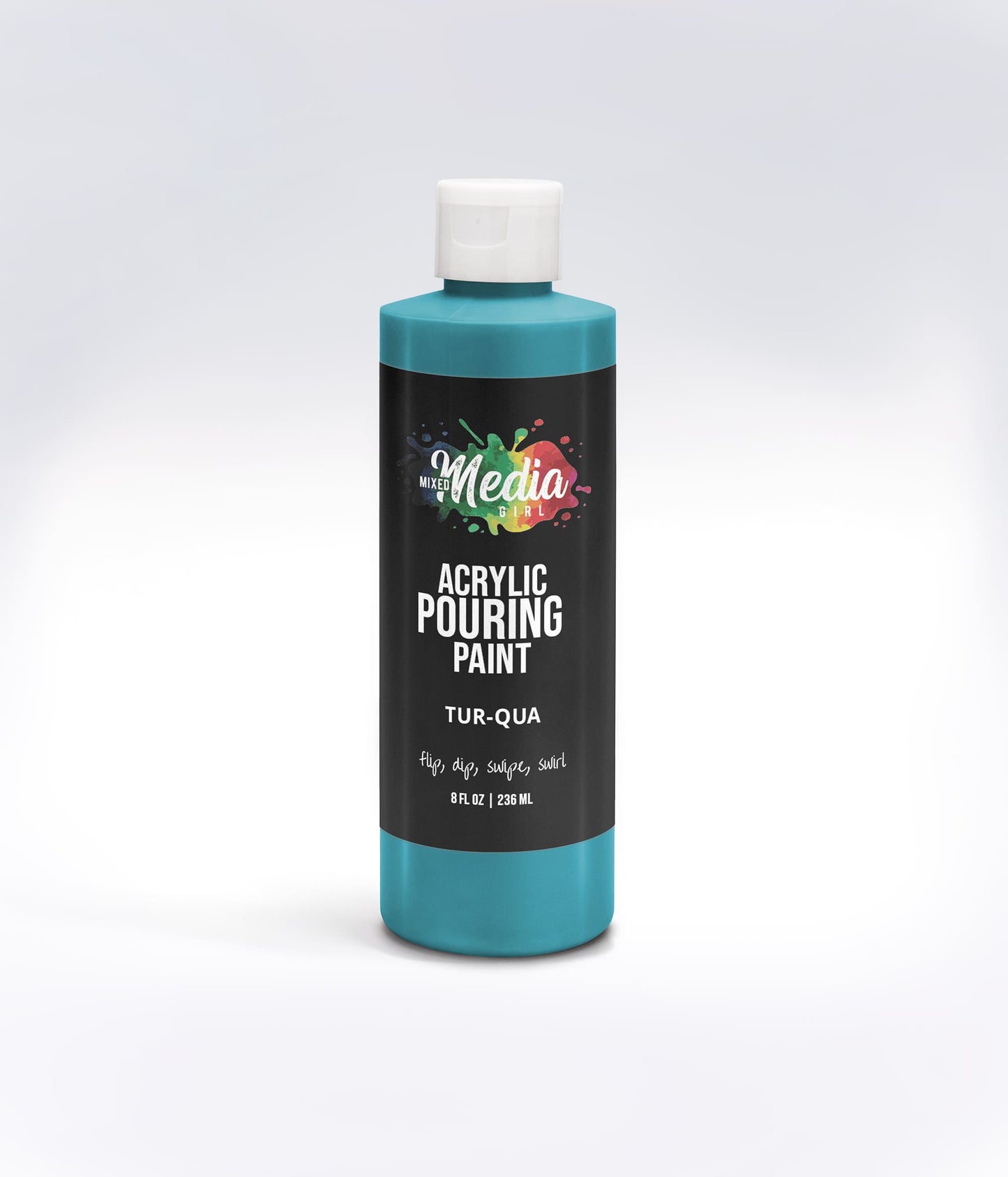 8oz Mixed Media Girl Pouring Paint Bottles PRE-ORDER