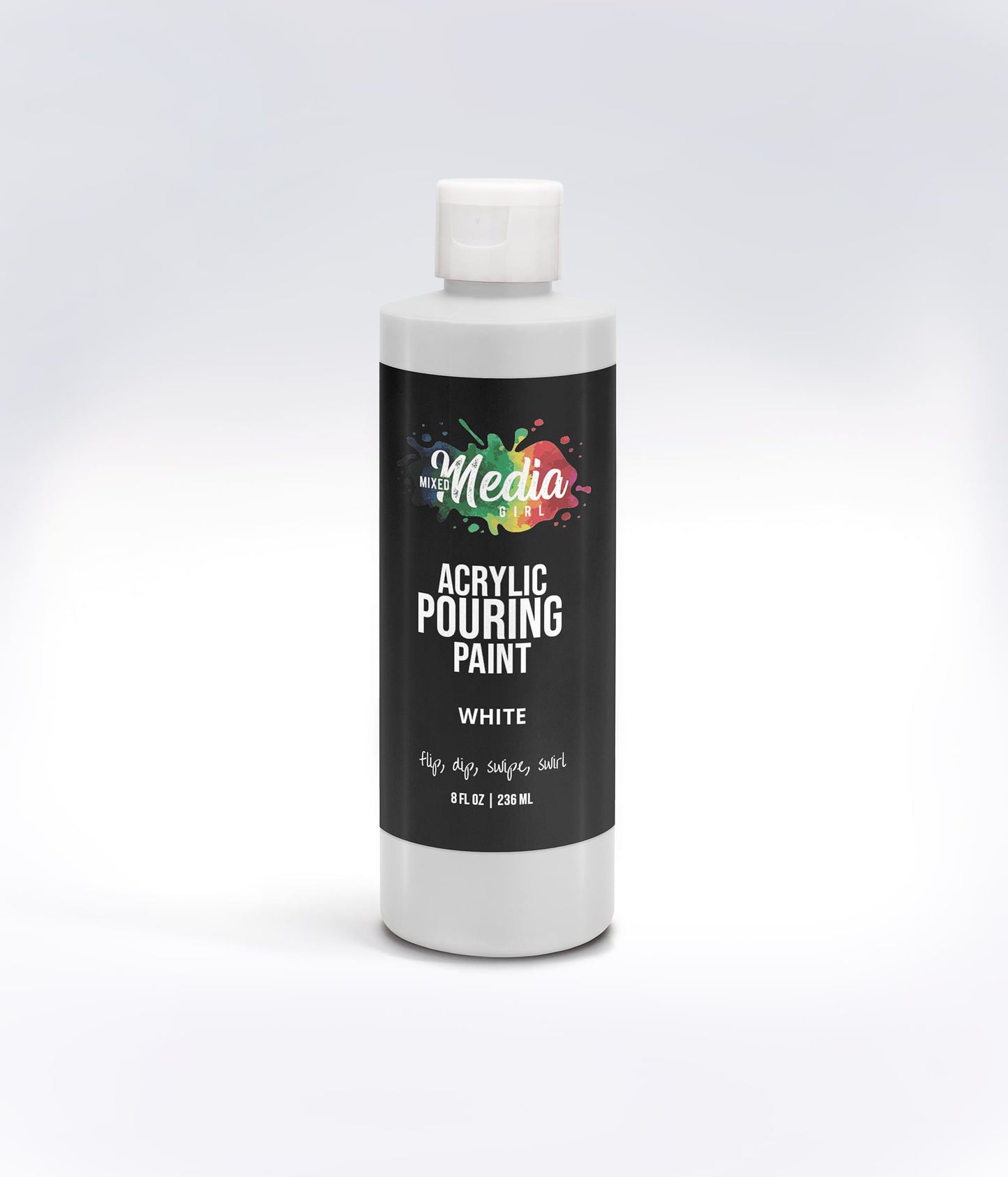 8oz Mixed Media Girl Pouring Paint Bottles PRE-ORDER
