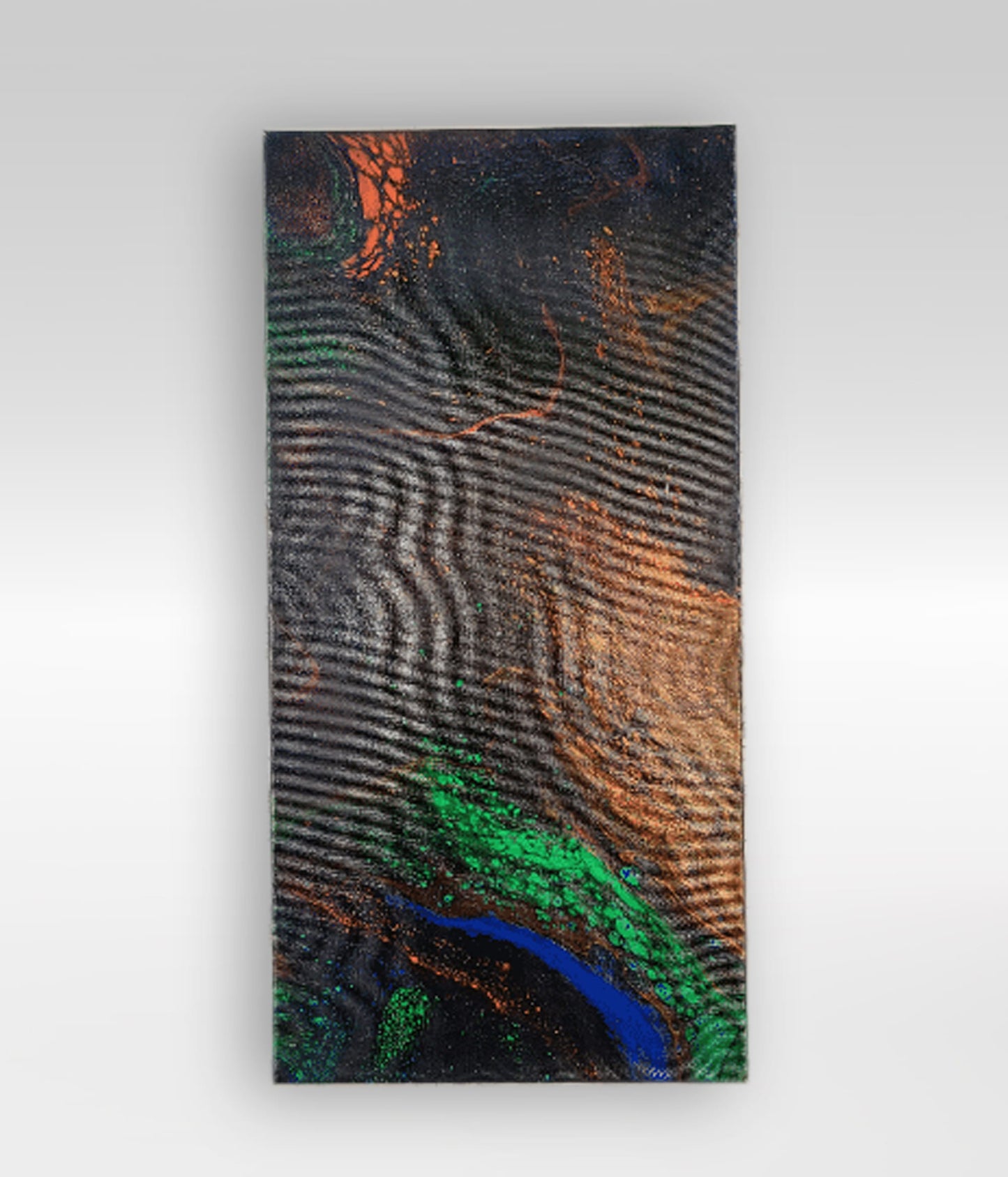 Apparitions – 10 x 20 Acrylic Pour Painting On Canvas
