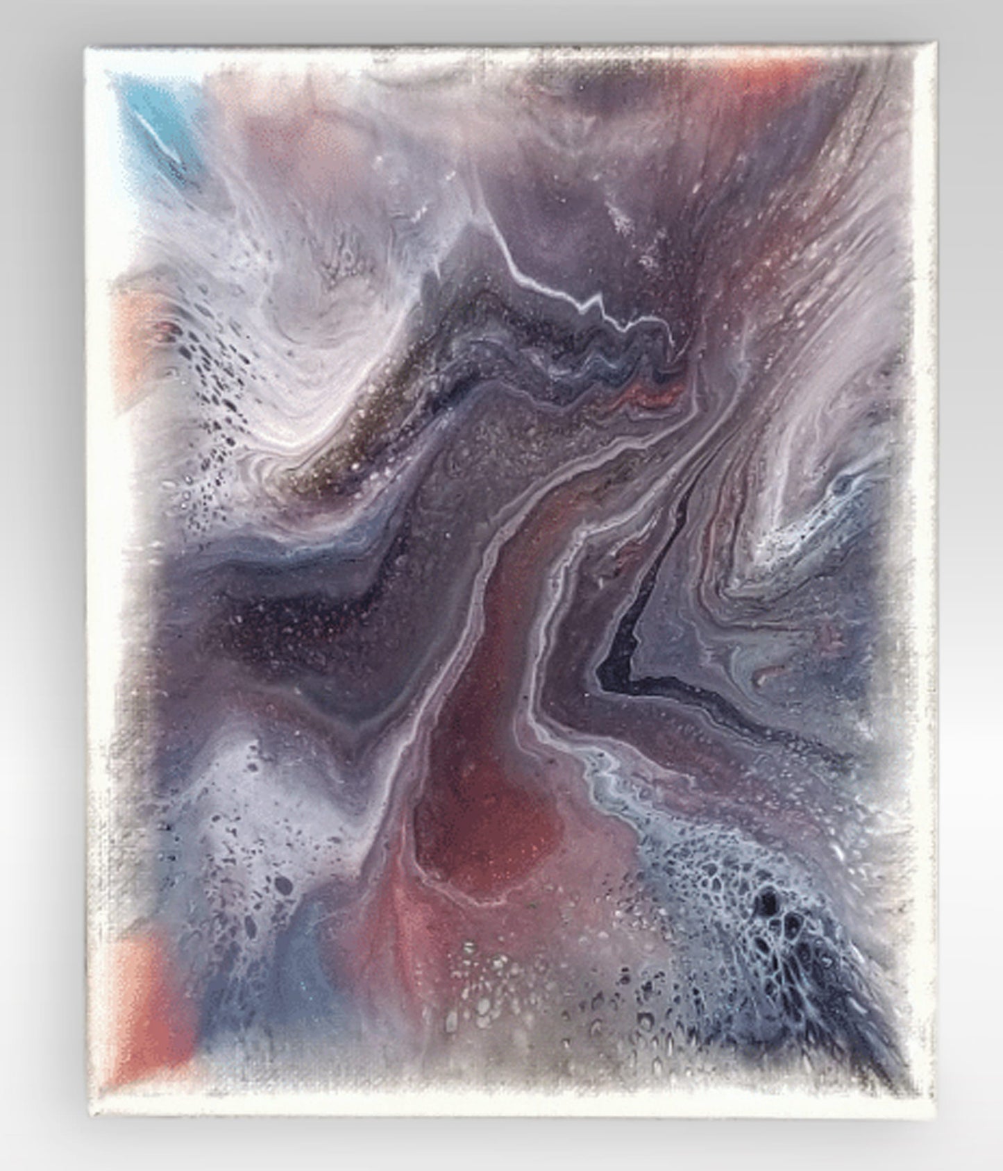 Burrow – 8 x 10 Resin Painting On Canvas