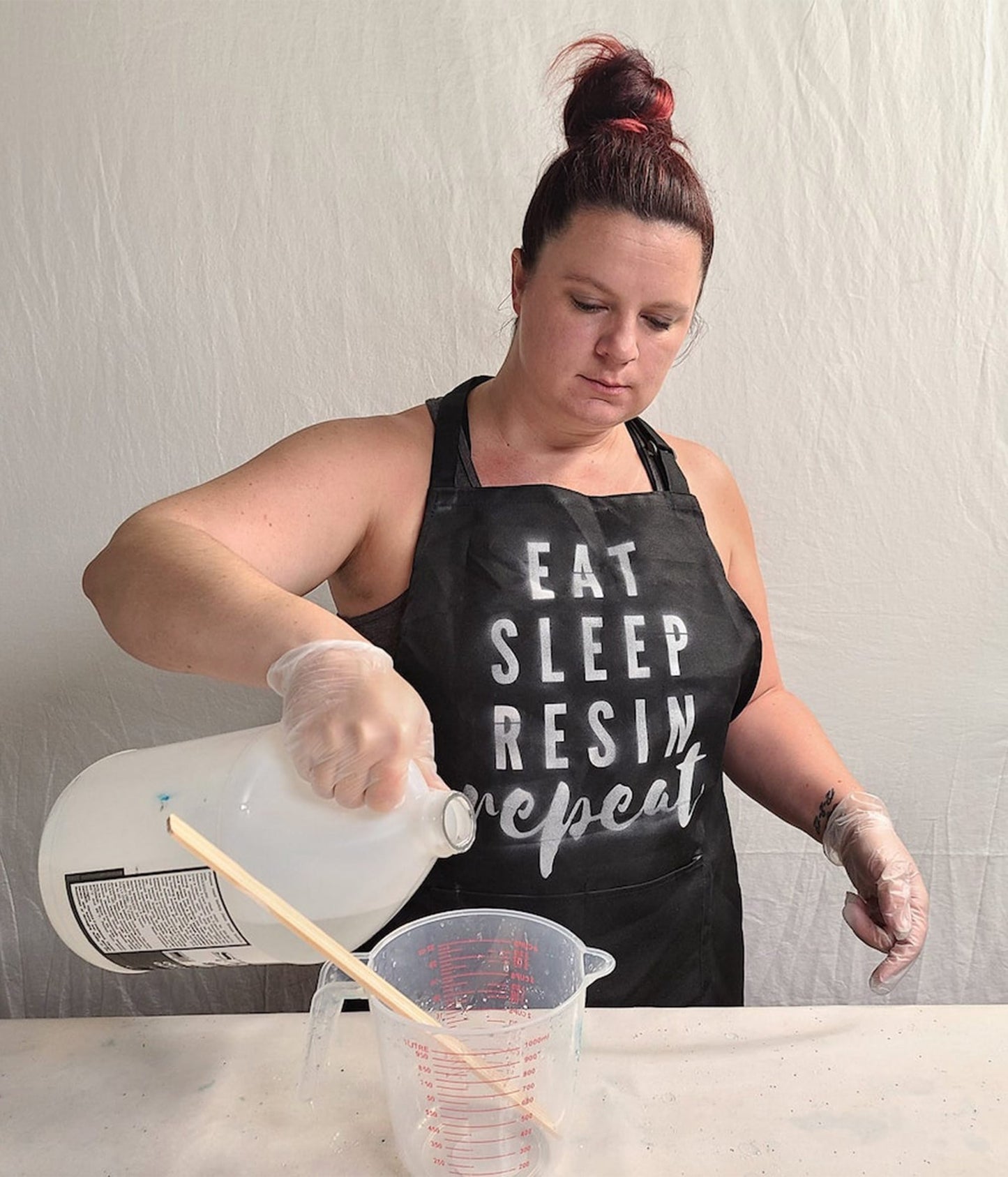 Eat Sleep Resin Repeat Apron