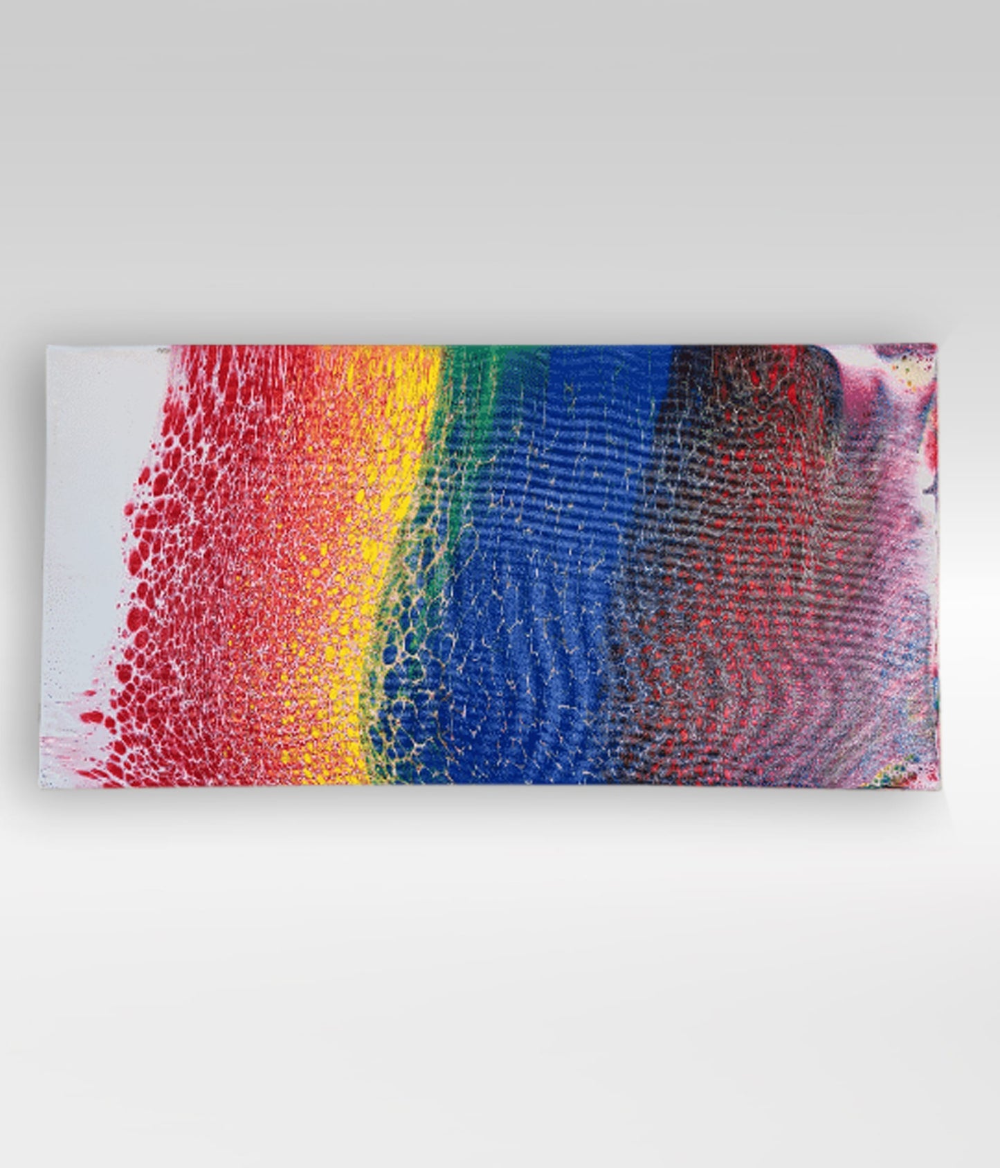 Heavens Opening – 10 x 20 Acrylic Pour Painting On Canvas