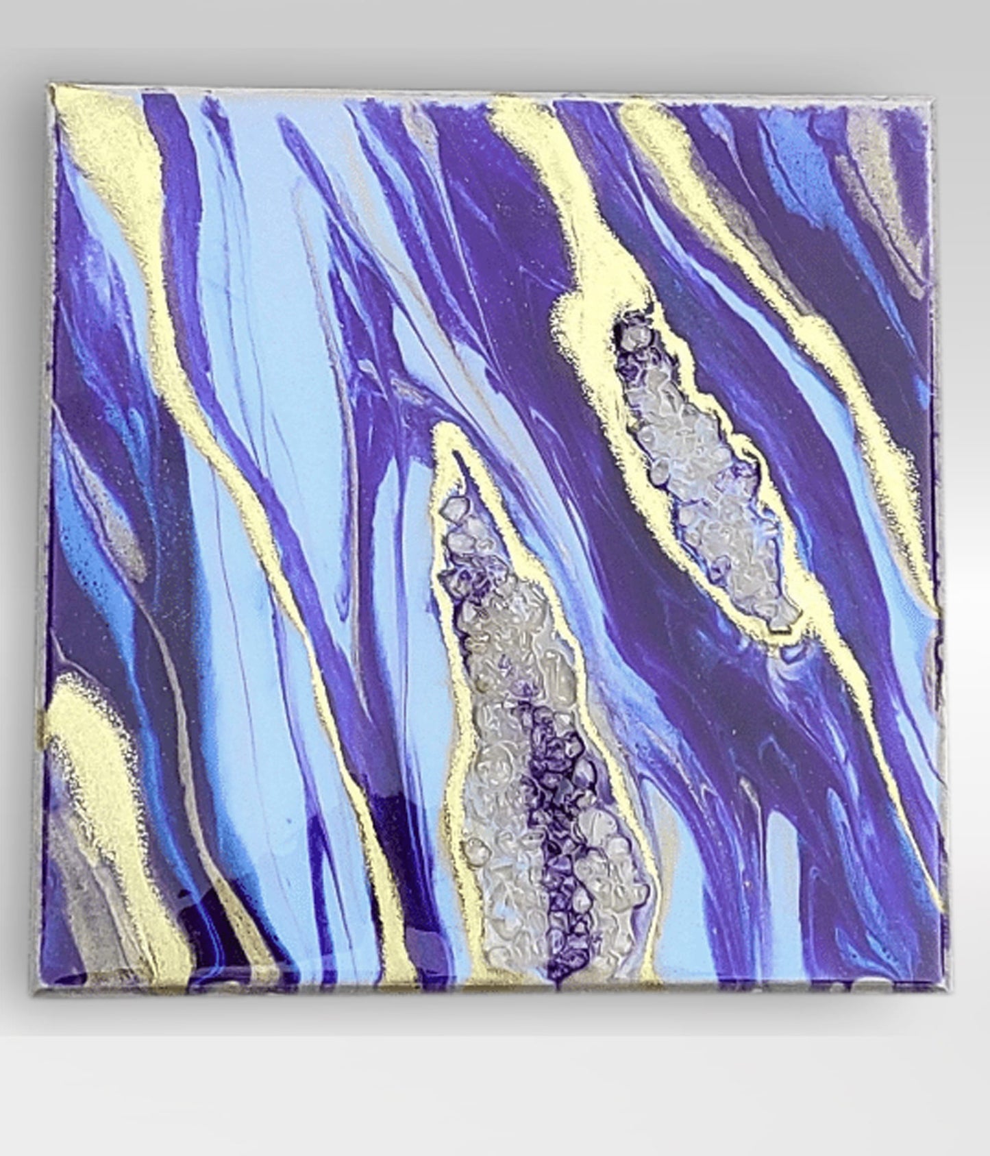 Isolation – 11 x 11 Resin Painting On MDF