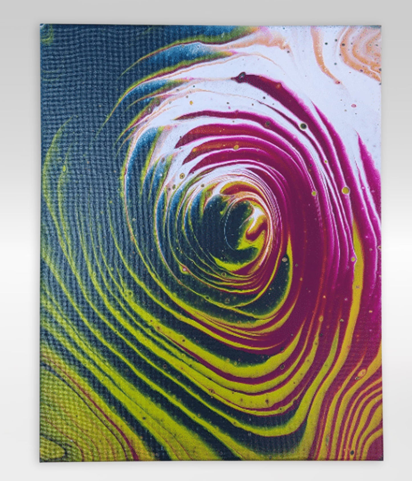 Villainy – 11 x 14 Acrylic Pour On Canvas