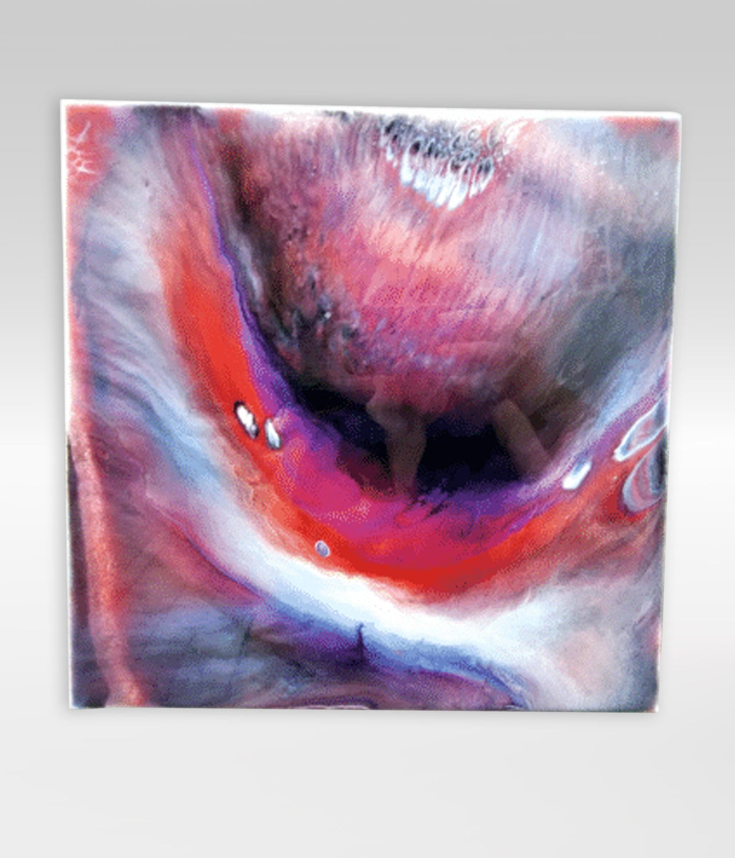 Vortex – 12 x 12 Resin Painting On Gallery Wrapped Canvas