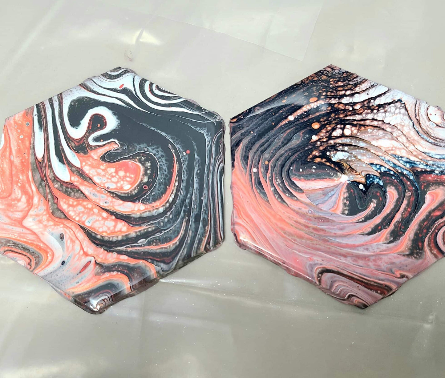 Acrylic Pour Coasters Project Kit and Class