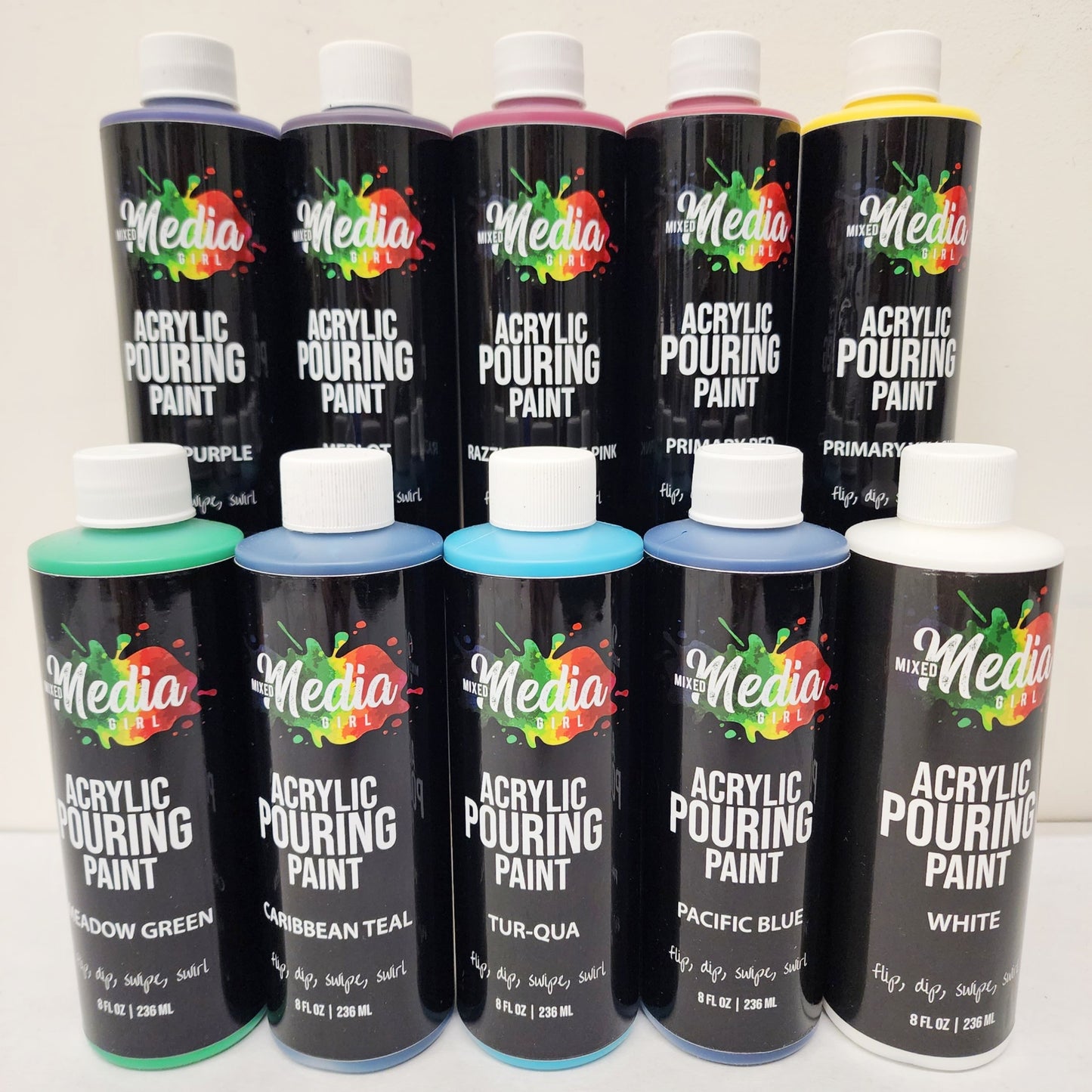 8oz OVERSTOCK Pouring Paint Box