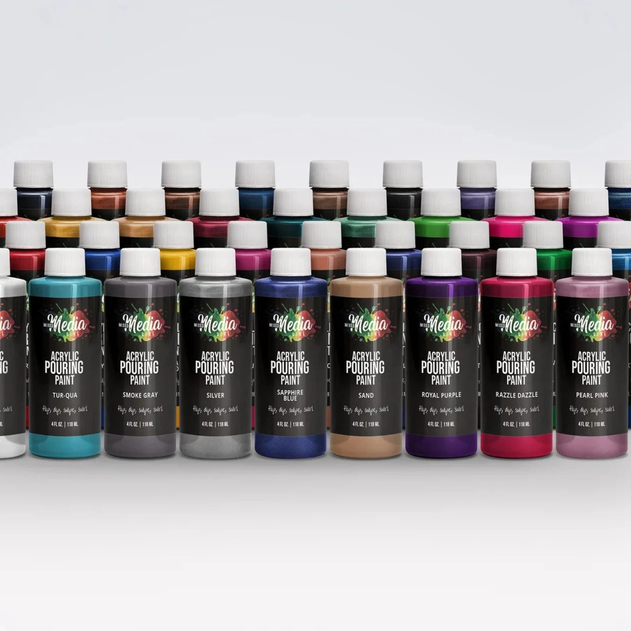 MINI Overstock Paint Box! Pre-mixed pouring paint 10 pack box