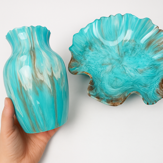 LIVE Online Resin Vase and Bowl Workshop - April 12, 2026