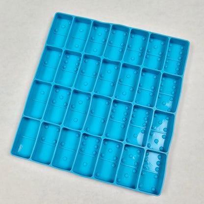 Domino Silicone Mold - Double Sixes