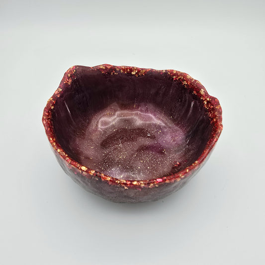 Autumn Sparkle Resin Trinket Bowl