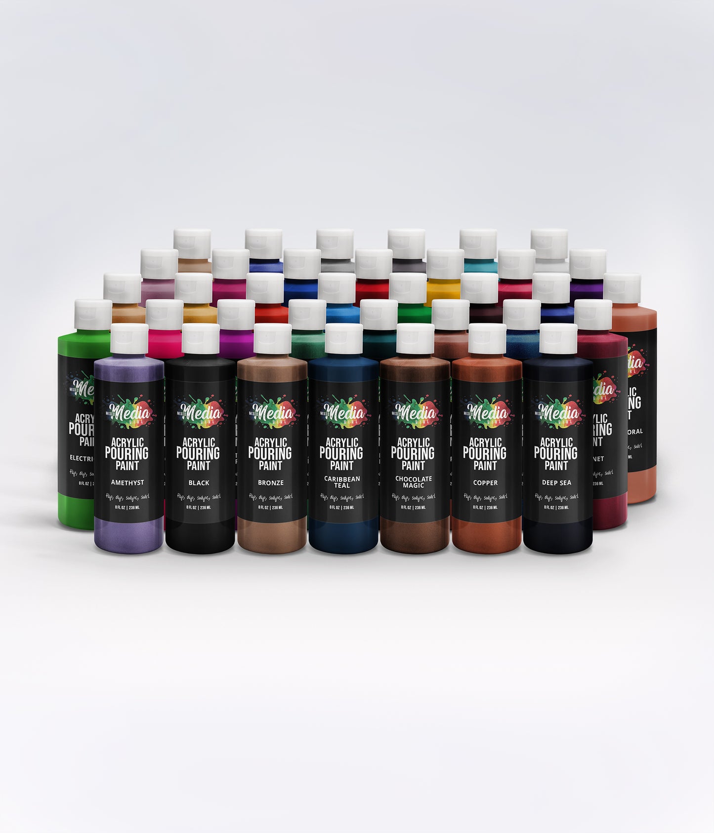 ALL the Colors Paint Box! Pre-mixed, ready-to-pour paint