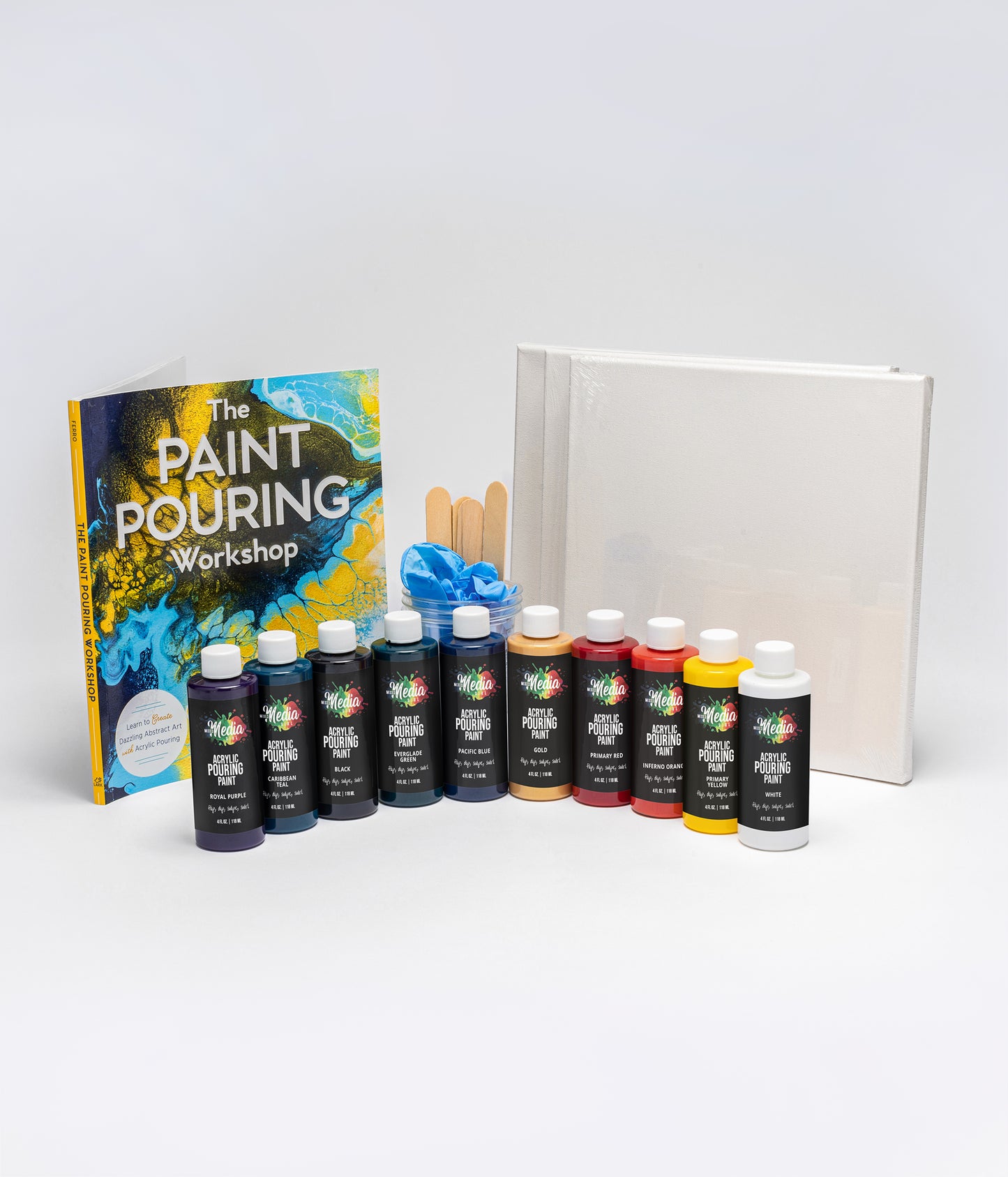 Beginners Acrylic Pour Kit – Just the Basics