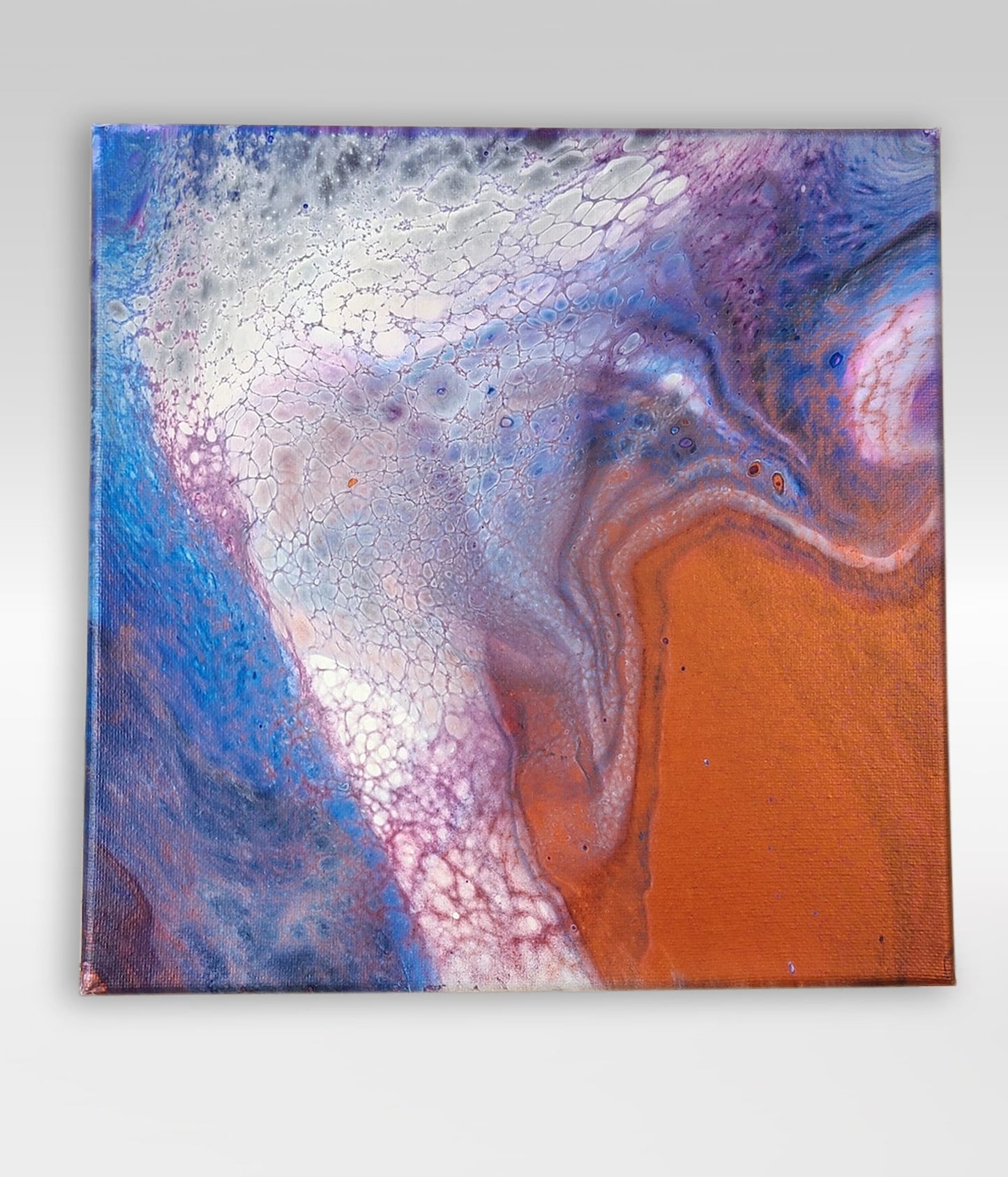 Appauled – 10 x 10 Acrylic Pour Painting On Canvas