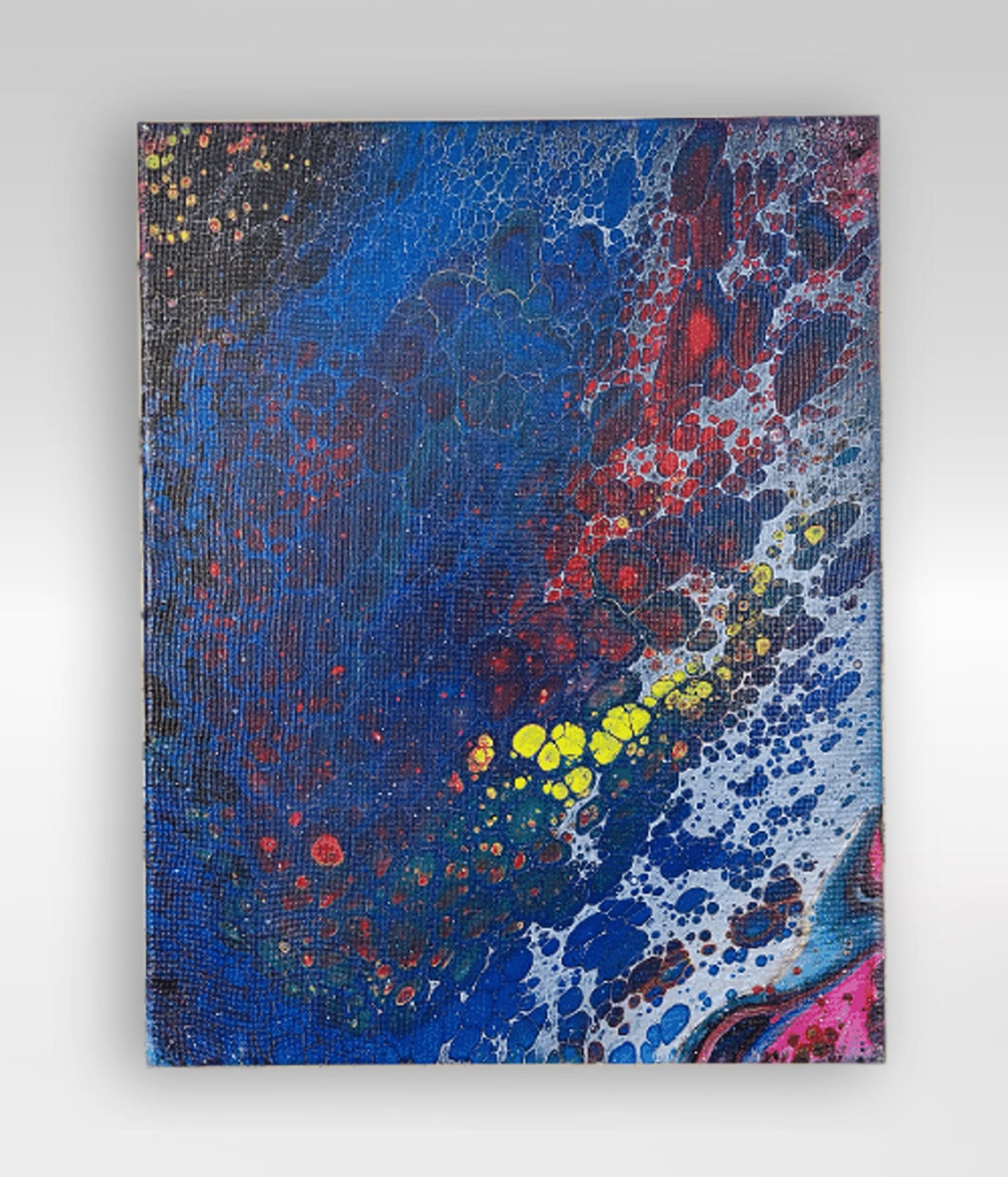 Lizard Breath – 11 x 14 Acrylic Pour On Canvas