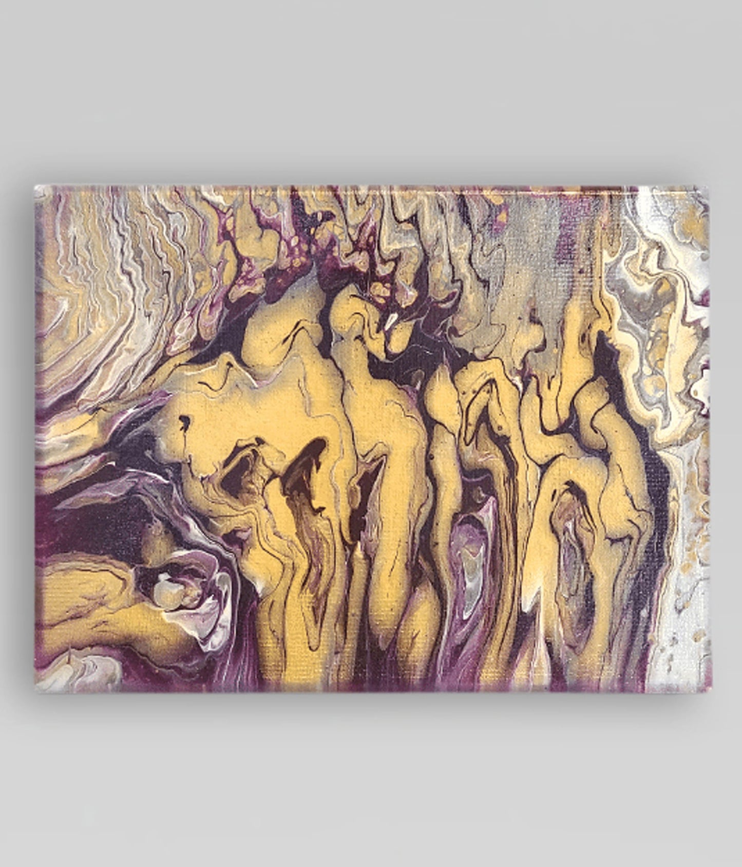 Royalty – 9 x 12 Acrylic Pour Painting On Canvas