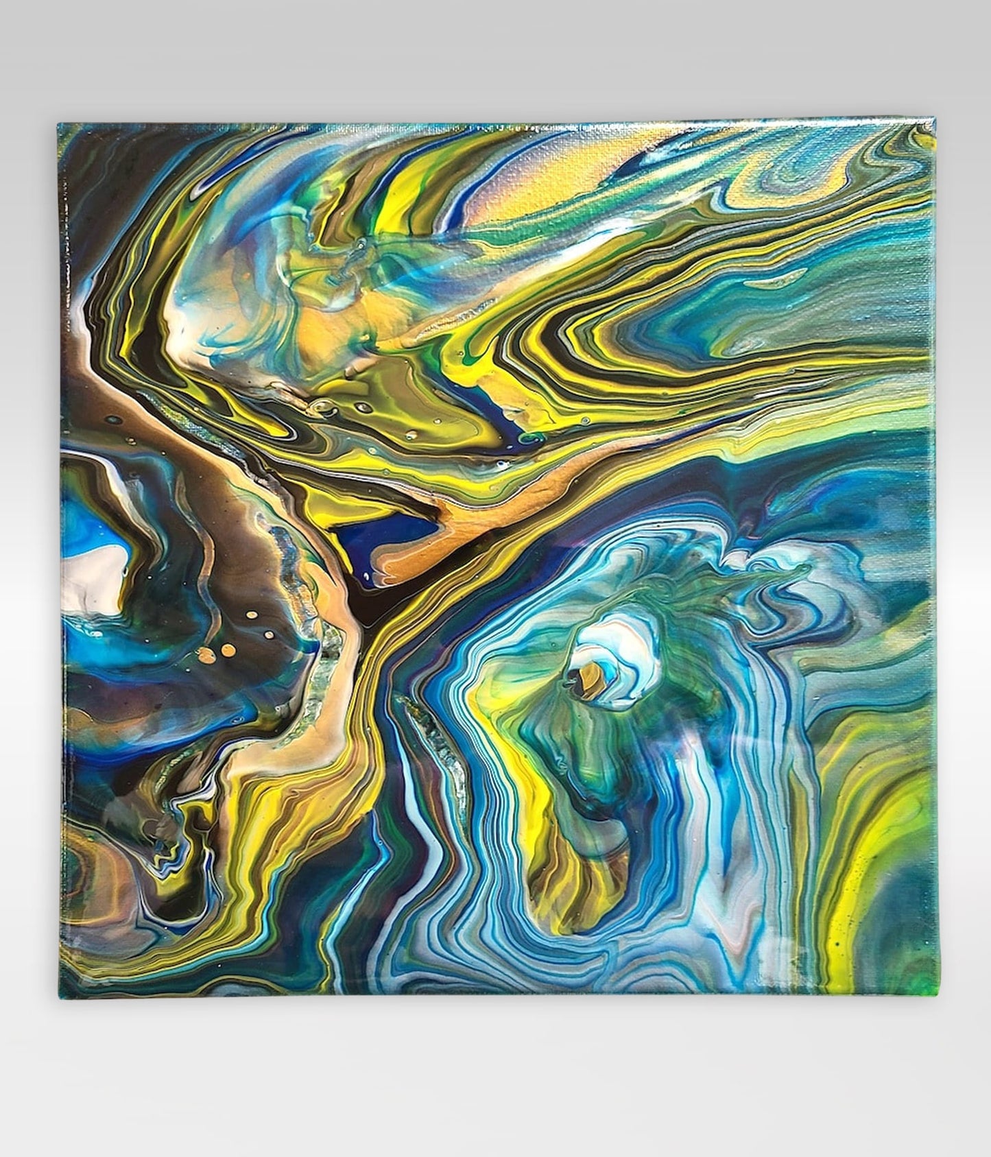 This Is 2020 – 12 x 12 Resin Painting On Canvas